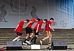 Гости, поздравления  и представление на ступенях