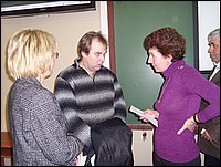 Научная дискуссия после доклада