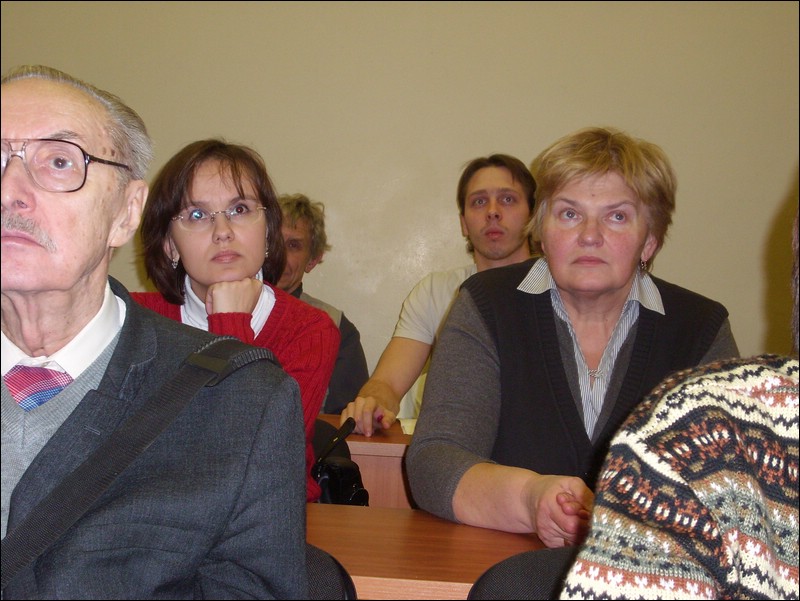 Аудитория семинара (научные сотрудники и преподаватели)