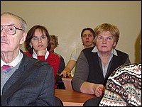 Аудитория семинара (научные сотрудники и преподаватели)