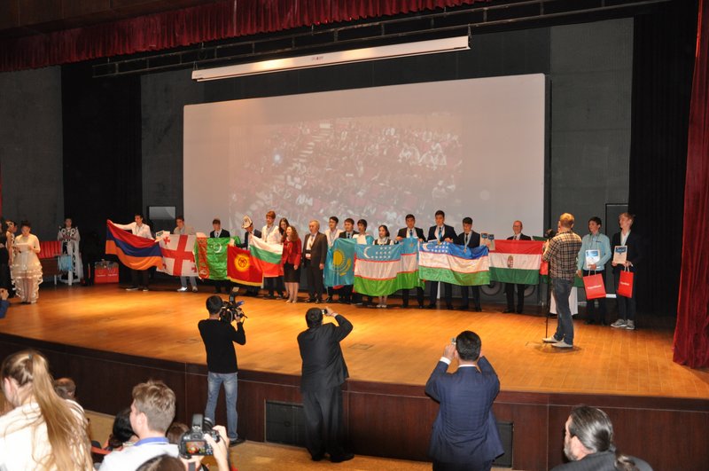 Награждение бронзовыми медалями