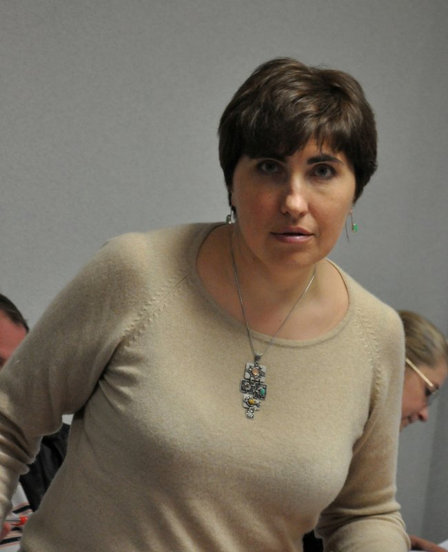 Карпова Елена Владимировна, к.х.н., доцент химического факультета МГУ, куратор секции "Неорганическая химия"